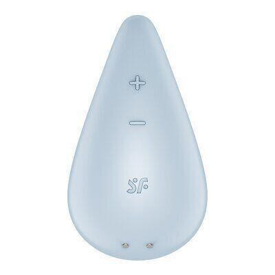 Вибратор для наружной стимуляции Satisfyer Dew Drop Blue, 2 мотора, 12 режимов, мягкий корпус Sex Aura Киев - изображение 2