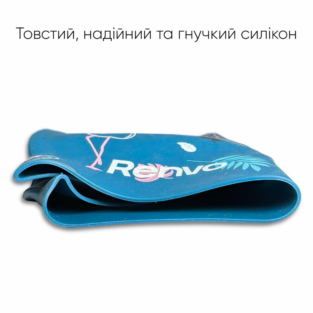 Доросла шапочка для плавання Renvo Kerio Flamingo Синій Уні OSFM (2SC150-0410) Киев - изображение 3