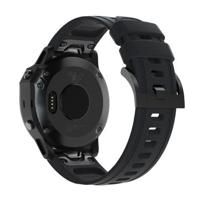 Ремешок для смарт-часов Armorstandart Silicone 20mm для Garmin Fenix 5s/6s Black (ARM60799) Винница - изображение 2