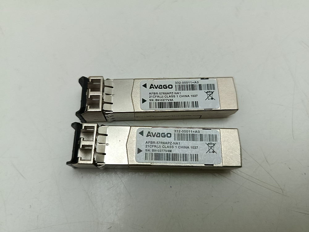 Оптичний трансивер Avago 10Gb SW SFP+ (P/N: AFBR-57R6APZ-NA1 / 332-00011+A0) (товар вживаний) 1 шт Луцк - изображение 1