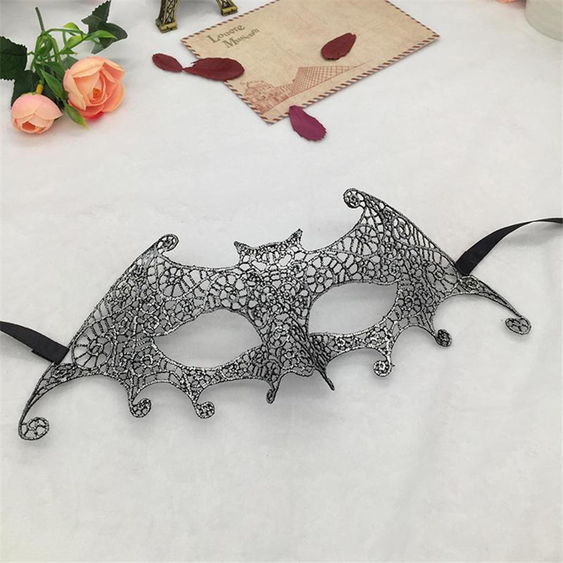 Венецианская карнавальная маска Летучая мышь на лицо one size серебристый Киев - изображение 1