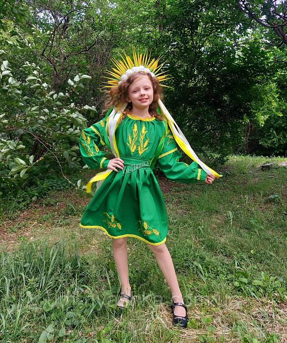 Детское вышитое платье с колосками Кривой Рог - изображение 4