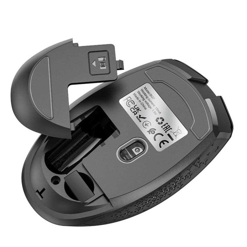 Миша бездротова BOROFONE BG7 Platinum 2.4G business mouse, колір чорний BG7B Одеса - фото 3