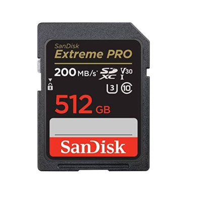 Карта пам&apos;яті SanDisk 512GB SD class 10 UHS-I U3 V30 Extreme PRO (SDSDXXD-512G-GN4IN) Вінниця - фото 1