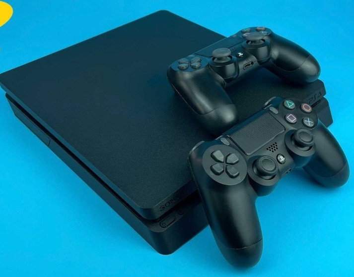 Playstation 4 Slim 500 ГБ, Два джойстики. Харків - фото 2