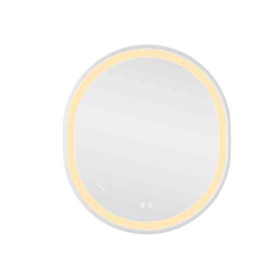 Зеркало Qtap Gemini 800х700 с LED-подсветкой Touch, с антизапотеванием, с диммером, рег. темп. цвета (3000-6500K) QT2578R8071W Киев