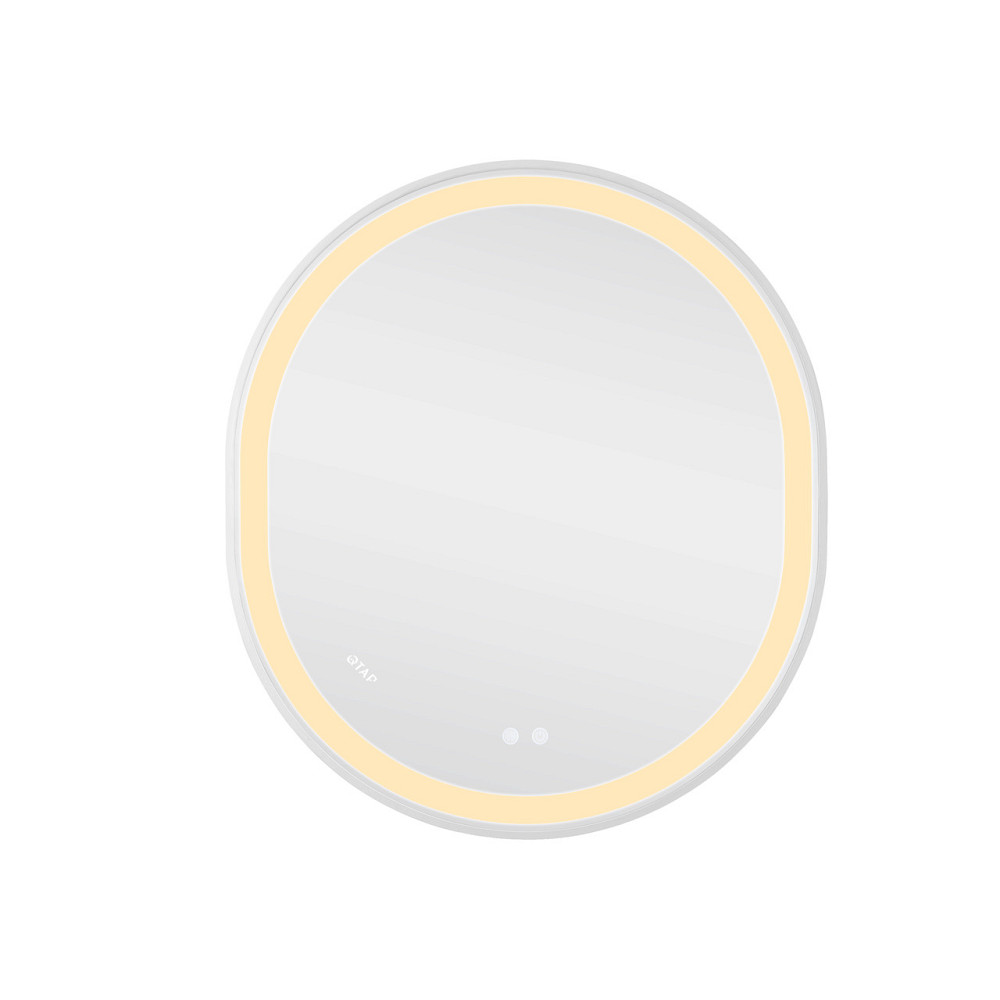 Зеркало Qtap Gemini 800х700 с LED-подсветкой Touch, с антизапотеванием, с диммером, рег. темп. цвета (3000-6500K) QT2578R8071W Киев - изображение 5