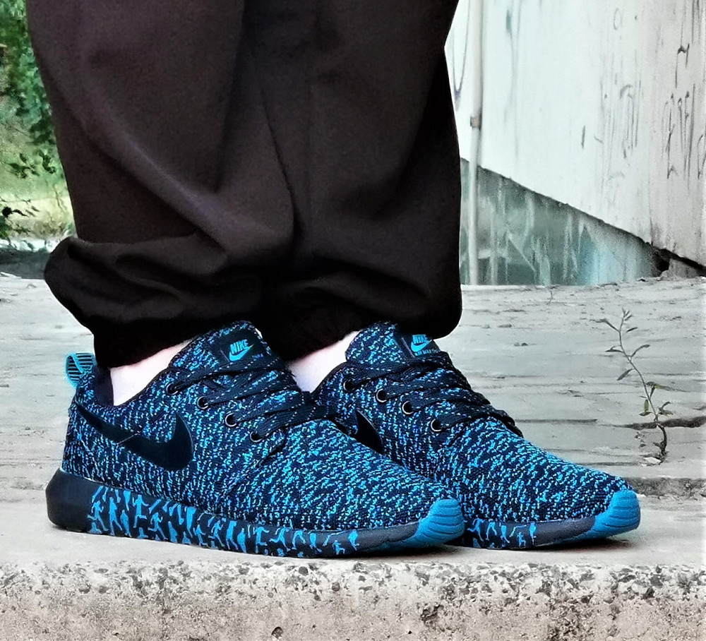 Кросівки Nike Сині Чоловічі Найк Блакитні Ткани (розміри: 41,42,43,44,45) Дніпро - фото 8