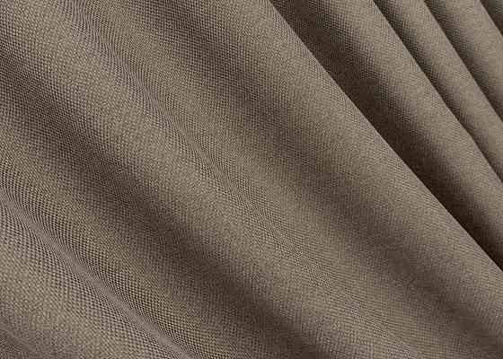 Комплект готових штор VR-Textil Льон-блекаут Льон Мішковина № 825ш Темний беж 145х250см 2 шт (39-945) Київ