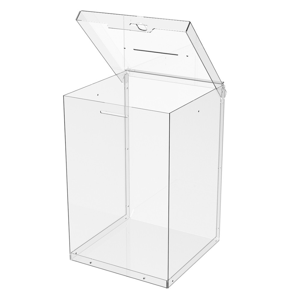 Ящик EKOSTAR с замком для пожертвований и сбора денег 200x200x300. Объем 12 литров Киев - изображение 5