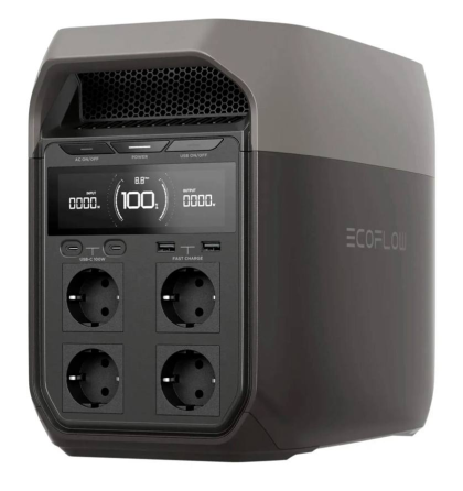 Зарядна станція EcoFlow Delta 3 1800Вт 1024 Вт/год Чорний Київ