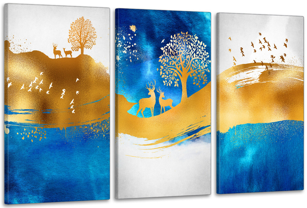 Модульная картина в гостиную / спальню  Україна     ART-087_3A 100х150 см Киев - изображение 1