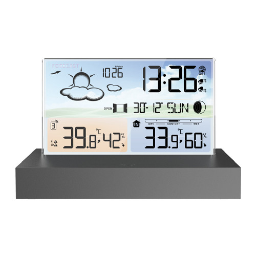 Метеостанція бездротова з барометром РК 5.9&quot;, виносний датчик, FJ3396C Вінниця - фото 1