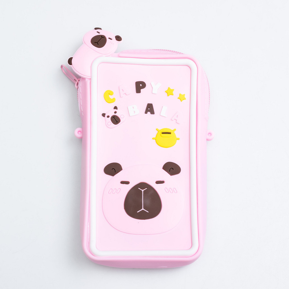 Дитяча силіконова сумочка-кошелек, Рожевий Київ - фото 2
