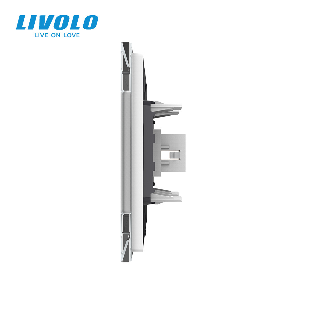 LIVOLO Розетка HDMI Livolo білий скло (VL-C7FCHD-1WP) Коломия - фото 8