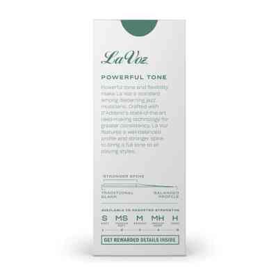 Тростина для саксофона D&apos;Addario La Voz - Tenor Sax Medium Hard - 5 Pack (RKC05MH) Вінниця