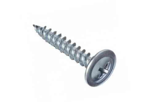 Саморез с пресс-шайбой 4,2*19 острый цинк белый (пач 200шт) APRO Ровно