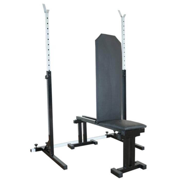 Скамья для жима регулируемая + Стойки под штангу Стойки, скамьи для жима и приседаний Киев - изображение 3