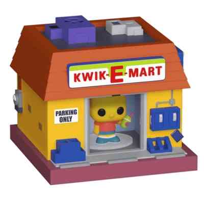 Фигурка Funko Pop набор Bitty Pop! Town - Барт Симпсон и Квики-Март (83684) Винница