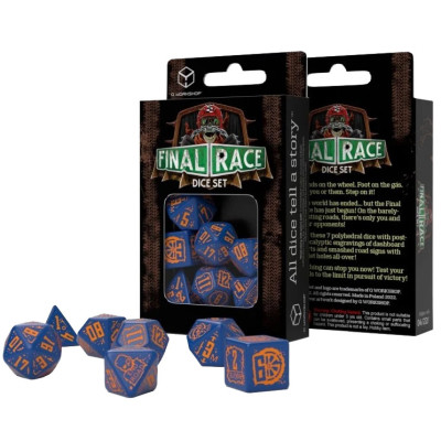 Набор кубиков для настольных игр Q-Workshop Final Race Dice Set Road Fever (STFR90) Винница - изображение 2
