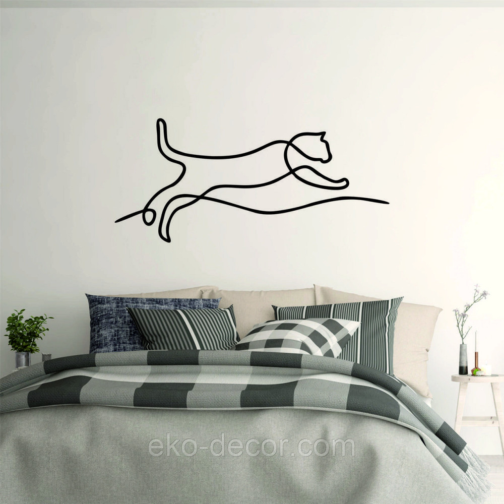 Декоративное настенное 3D Панно «Кот» Декор на стену с объемом Киев - изображение 5