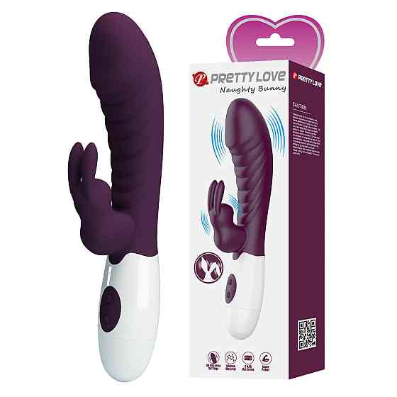 Вибратор кролик Pretty Love Naughty Bunny, Purple Sex Aura Киев