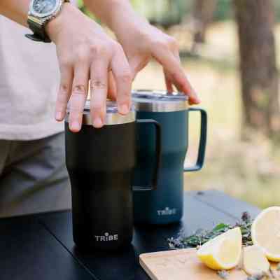 Термокружка Tribe Travel Mug 600 мл blue (T-FA-0034-blue) Винница
