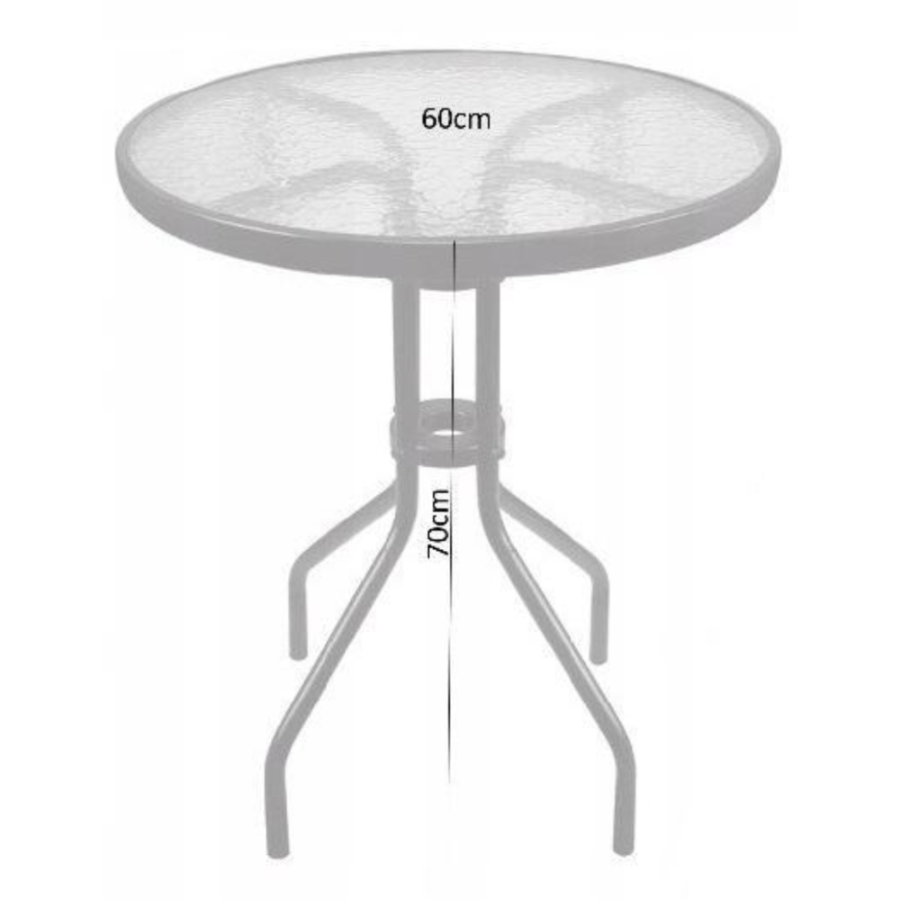 Садовий стіл Chomik Garden Line MAJORKA чорний Киев - изображение 8