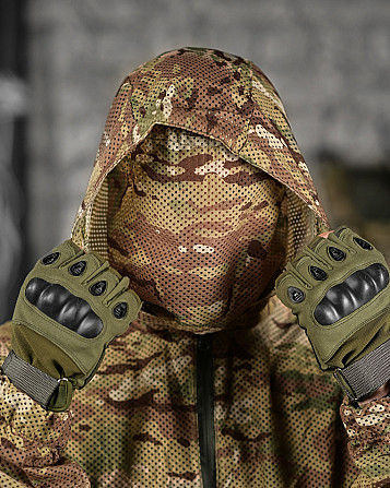 Костюм тактичний маскувальний літній сітка мультикам Київ - фото 7