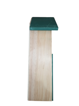 Деревяный домик для насекомых, пчел, и муравьев 20х12,2х12,2 см с подвесным креплением Германия зеленый Киев