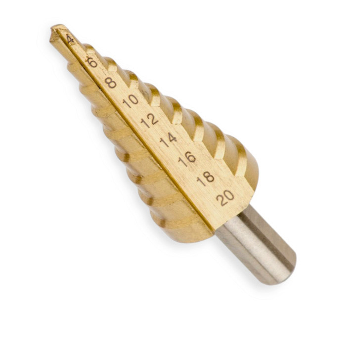 Сверло ступенчатое 4-20 мм, сталь HSS Мукачево - изображение 2