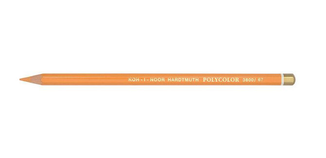 Олівець художній "Kooh-i-Noor" POLYCOLOR 3800/67 yellowish orange/жовто-оранжевий, шт Київ - фото 1