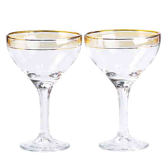 Келихи для коктейлів 2 штуки по 290 мл жовтий HP544 Київ
