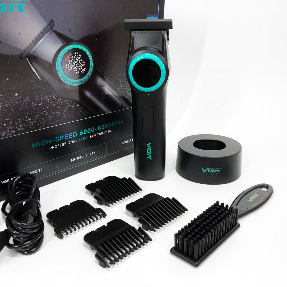 Професійна машинка для стрижки волосся голови VGR, Багатофункціональна акумуляторна машинка для стрижки UJ-39 Львів - фото 12