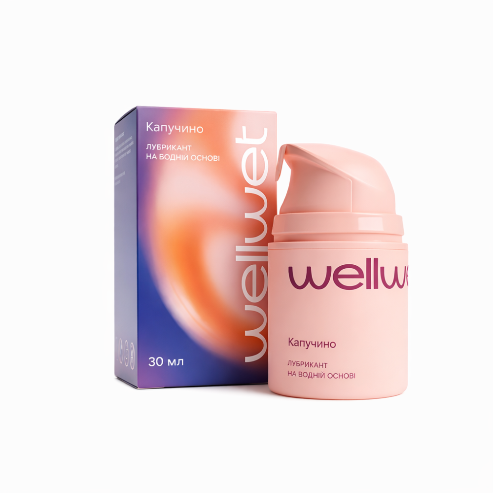 Оральний лубрикант зі смаком Cappuccino WellWet 30 мл Київ - фото 1
