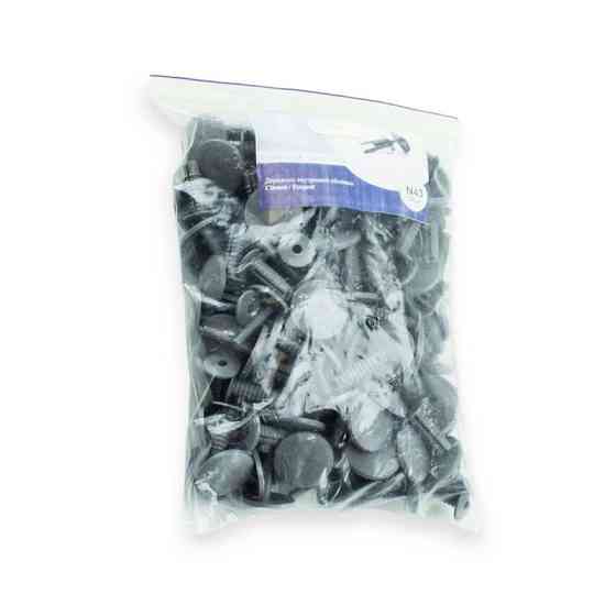 Клипса вн. обш Citroen, Peugeot (отв7.6дл.23шл26) cер (100шт) №43 Мукачево