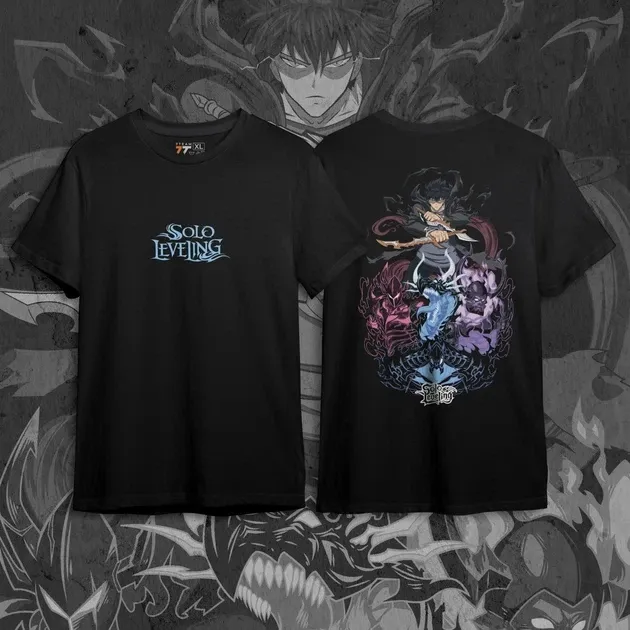 Футболка мужская с принтом Solo Leveling Knights Размер 48 Anime0908 Днепр - изображение 1