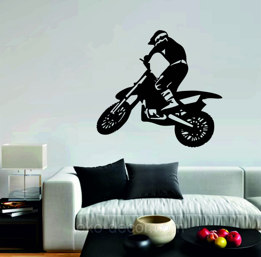 Декоративное настенное Панно «Мотоцыкл» Декор на стену 90*84 см, Черный Киев - изображение 8