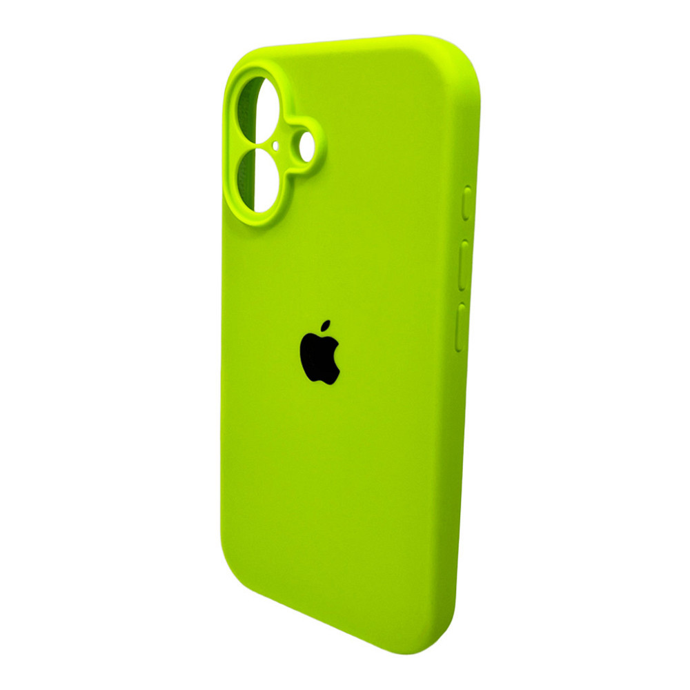 Чохол для смартфона Silicone Full Case AA Camera Protect for Apple iPhone 16 24,Shiny Green Київ - фото 4