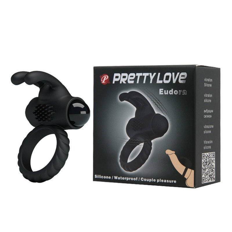 Ерекційне кільце - Pretty Love Eudora Penis Ring Black Sex Aura Київ - фото 1