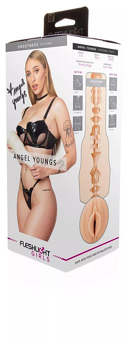 Мастурбатор Fleshlight Girls: Angel Youngs - Sweetness, со слепка вагины, очень нежный Sex Aura Киев - изображение 7