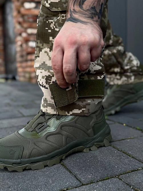 Военные летние штаны пиксель рип-стоп тактические мужские ЗСУ, для армии и полевых задач Львов - изображение 9