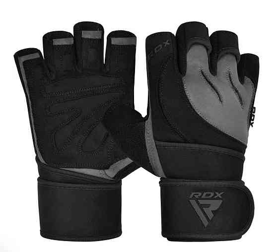 Рукавички для фітнесу RDX L4 Micro Gray/Black M Каменское