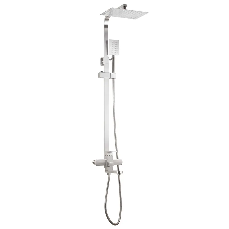 Душова колона Mixxus KUB-007-J з нержавіючої сталі SUS304 зі змішувачем Харків - фото 1