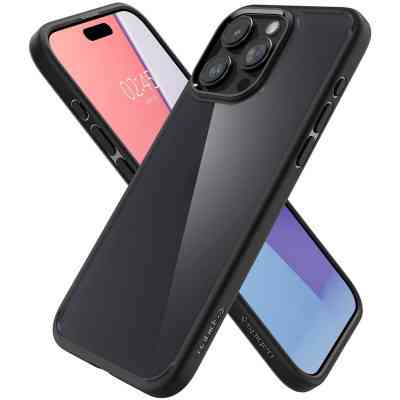 Чехол для мобильного телефона Spigen Apple iPhone 15 Pro Ultra Hybrid Frost Black (ACS06709) Винница