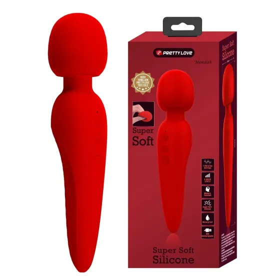 Вибромассажер Pretty Love - Meredith USB Red, BI-014668-2 Sex Aura Киев