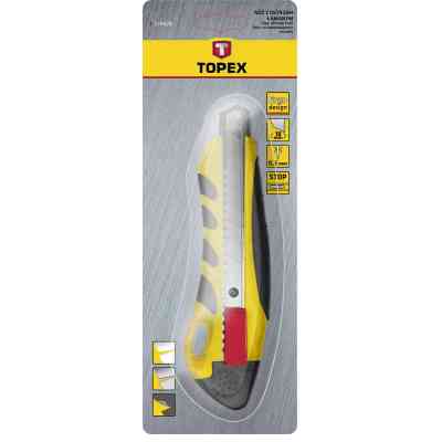 Нож канцелярский Topex 18мм (17B428) Винница