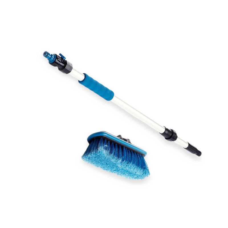 Щетка ручка телескоп 20 х 65-100см под шланг с бампером от царапин 12 + Мукачево - изображение 1