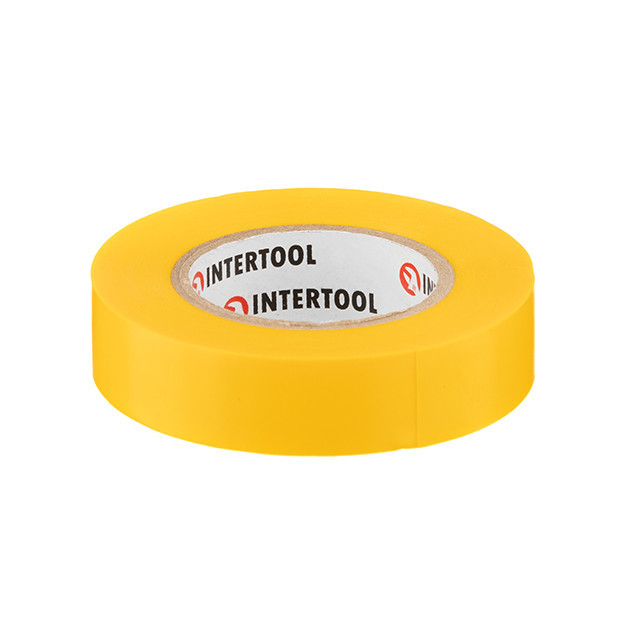 Стрічка ізоляційна 0.15мм*17мм*15м жовта INTERTOOL IT-0042 Киев - изображение 2