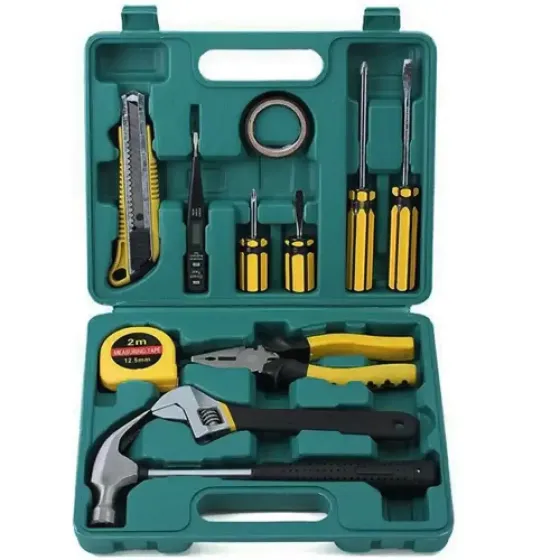 Набор инструментов универсальный в чемодане 12 предметов в пластиковом кейсе Коломия